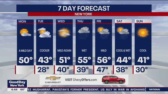 NYC weather forecast