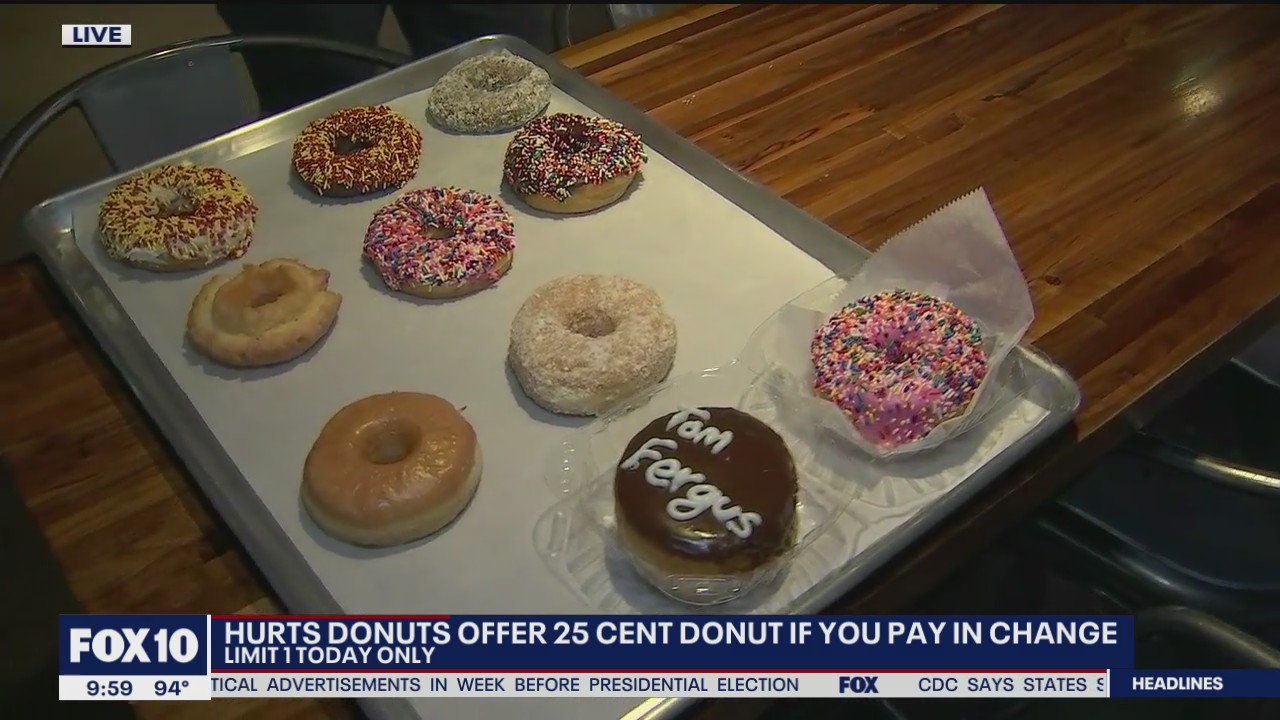 Hurts Donut in Tempe offering 25-cent donuts for people who pay in change