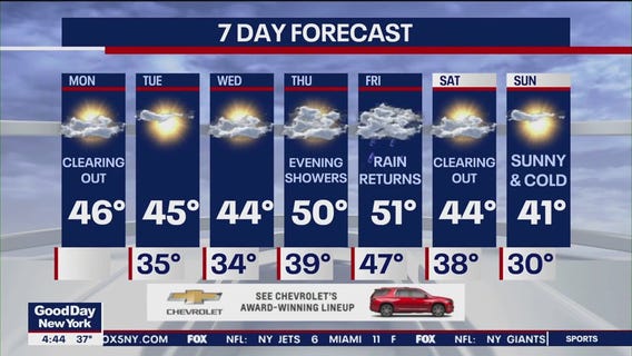 NYC weather forecast