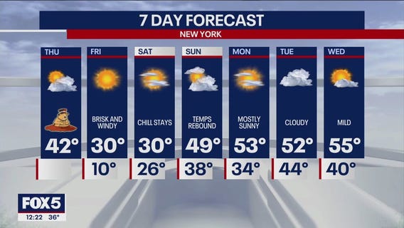 NYC weather forecast