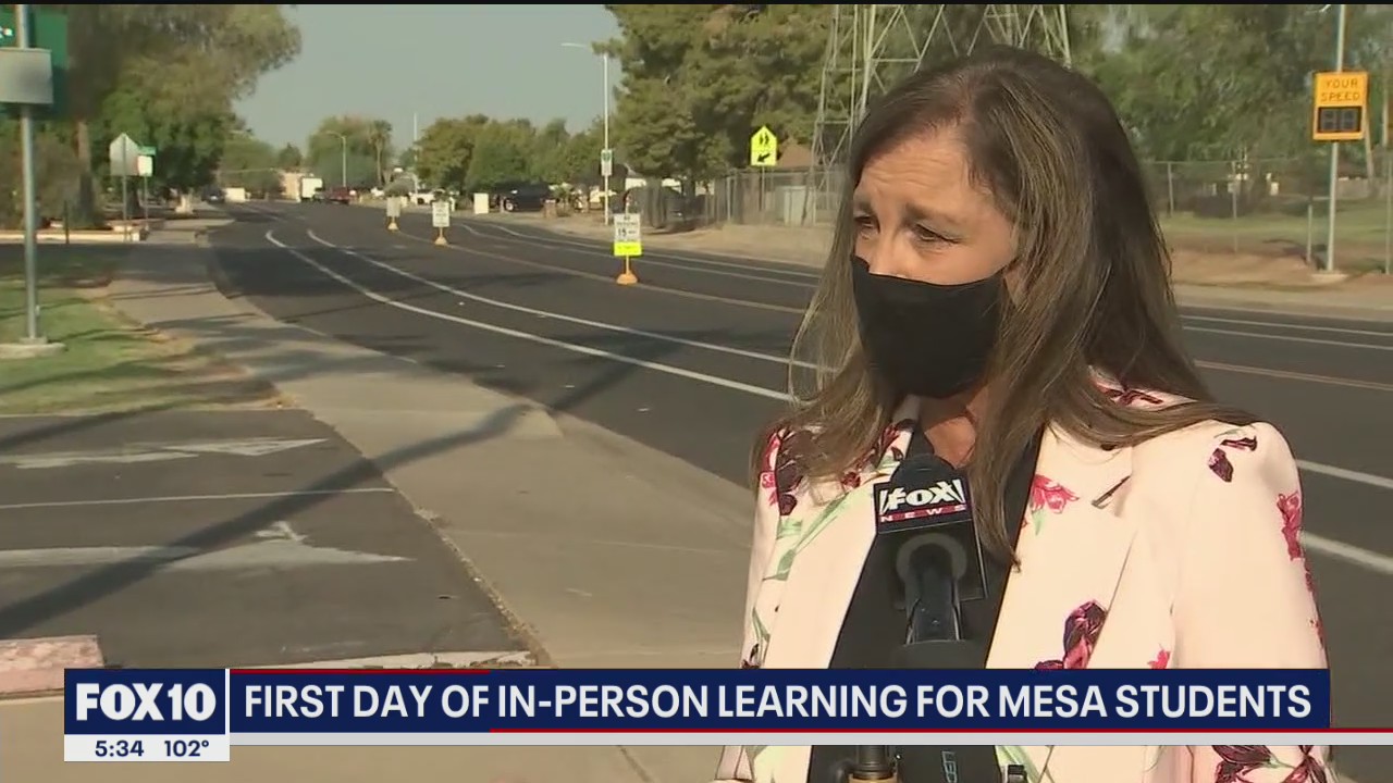 Mesa students return to school for first day of in person learning