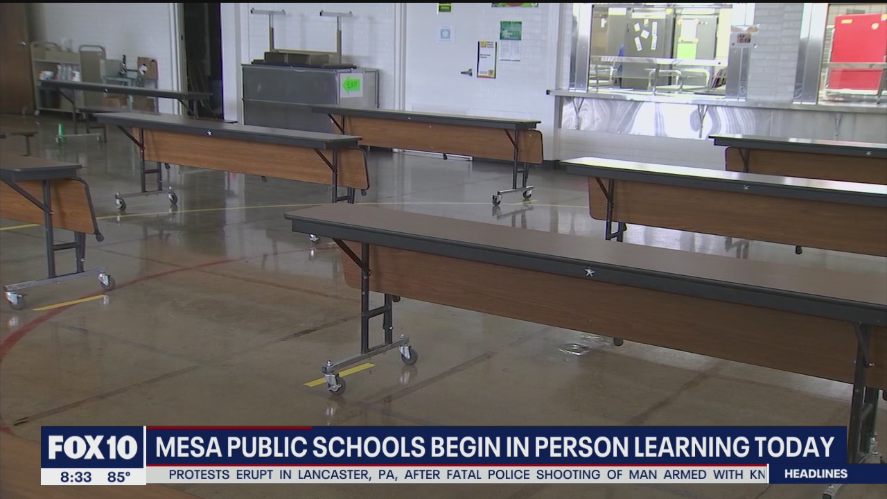 Mesa Public Schools begin in-person learning on Sept. 14