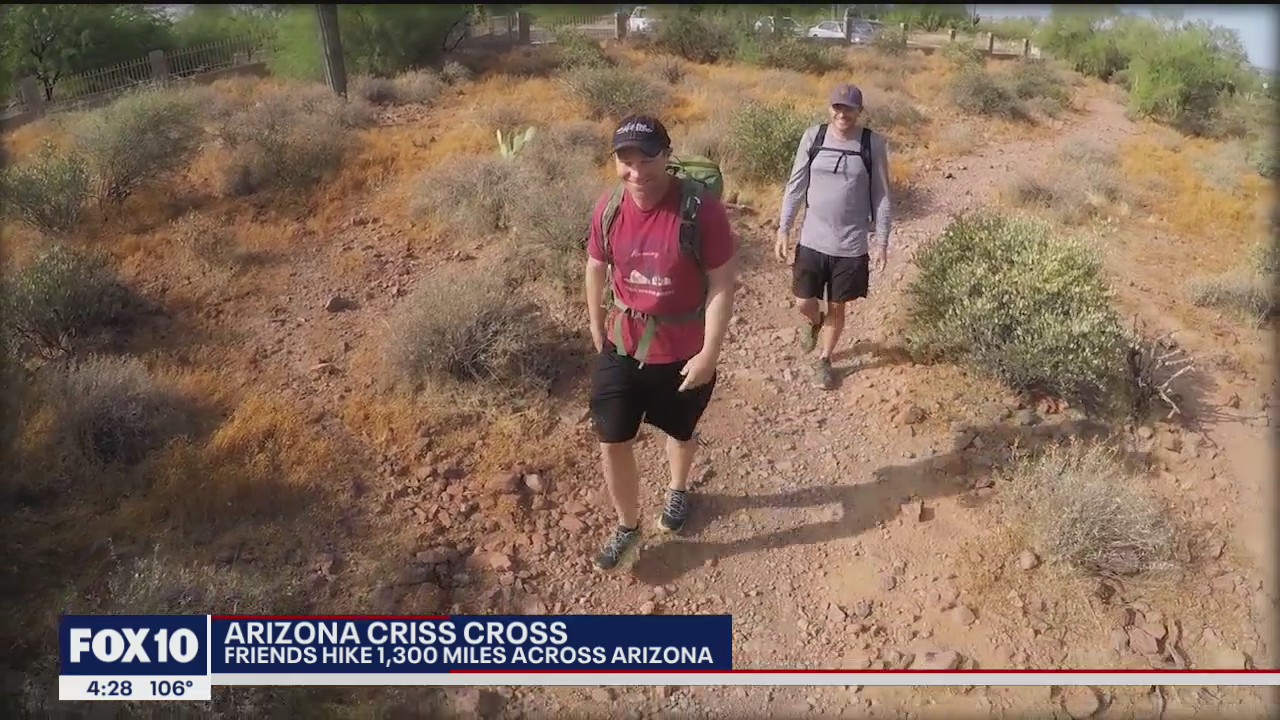 Creating their own path: Friends hike 1,300 miles across Arizona