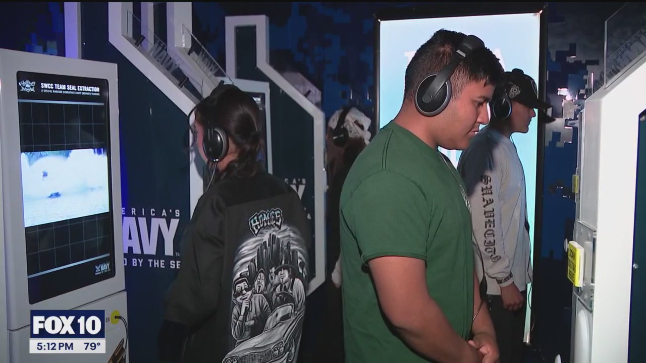 Students experience US Navy SEAL via VR