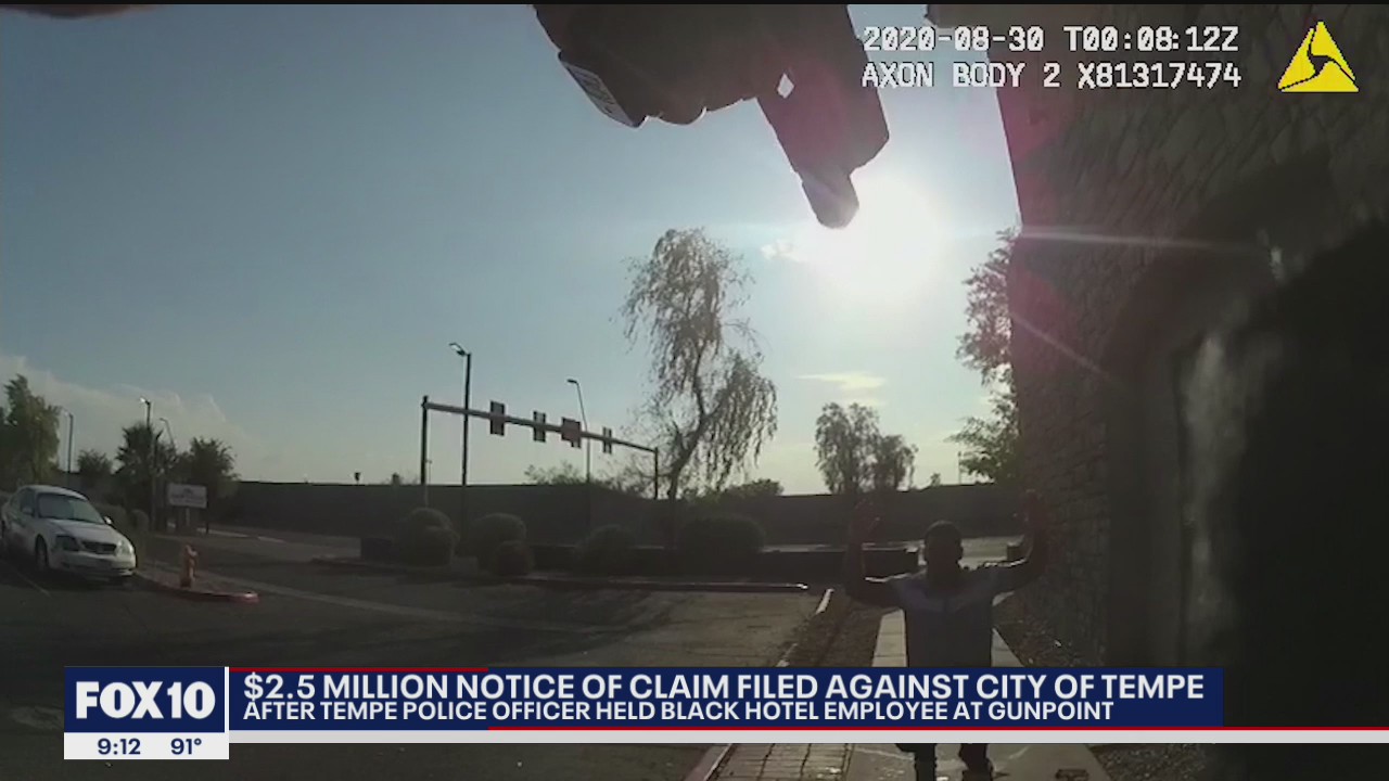 Black man held at gunpoint by Arizona officer seeks $2.5M | FOX 10 Phoenix