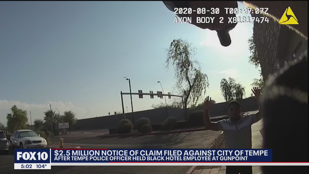 Black man held at gunpoint by Arizona officer seeks $2.5M | FOX 10 Phoenix