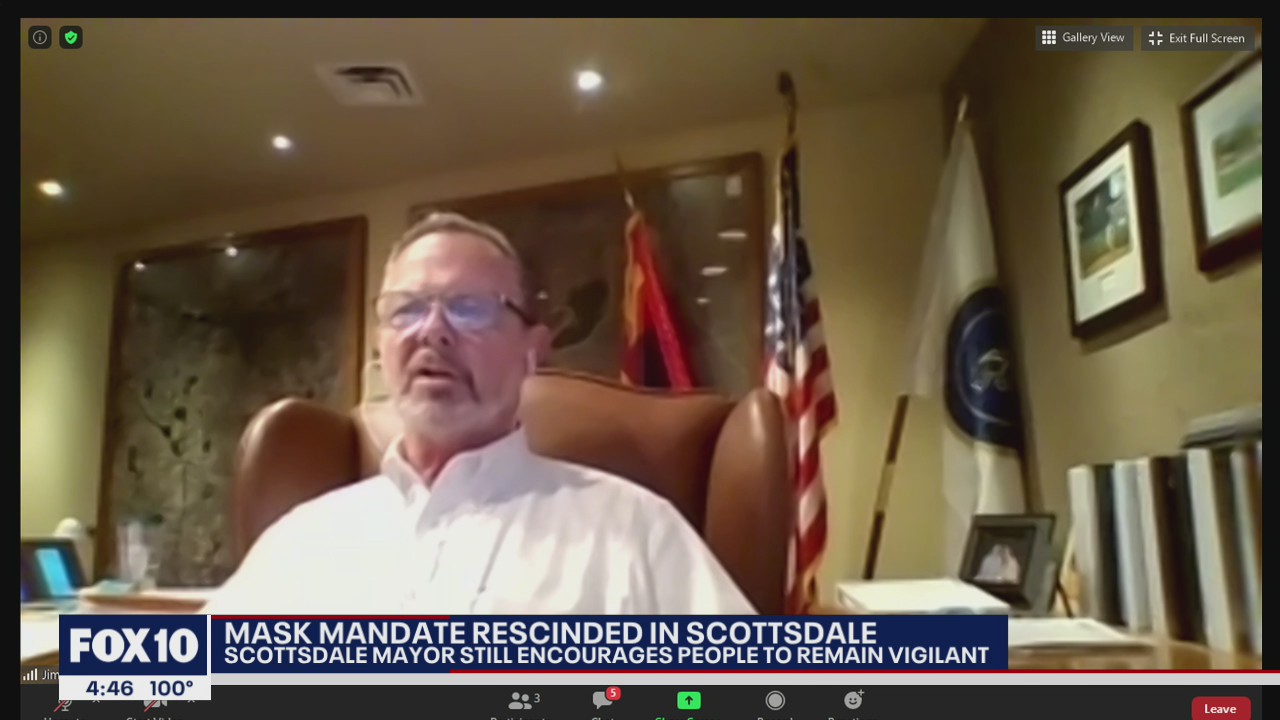 Scottsdale Mayor ends citywide mask mandate, encourages vigilance