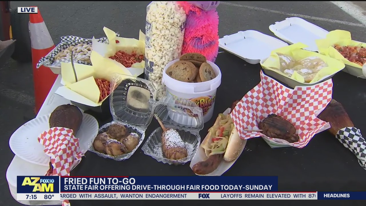Fried food to go: State fair offering drive-thru fair food