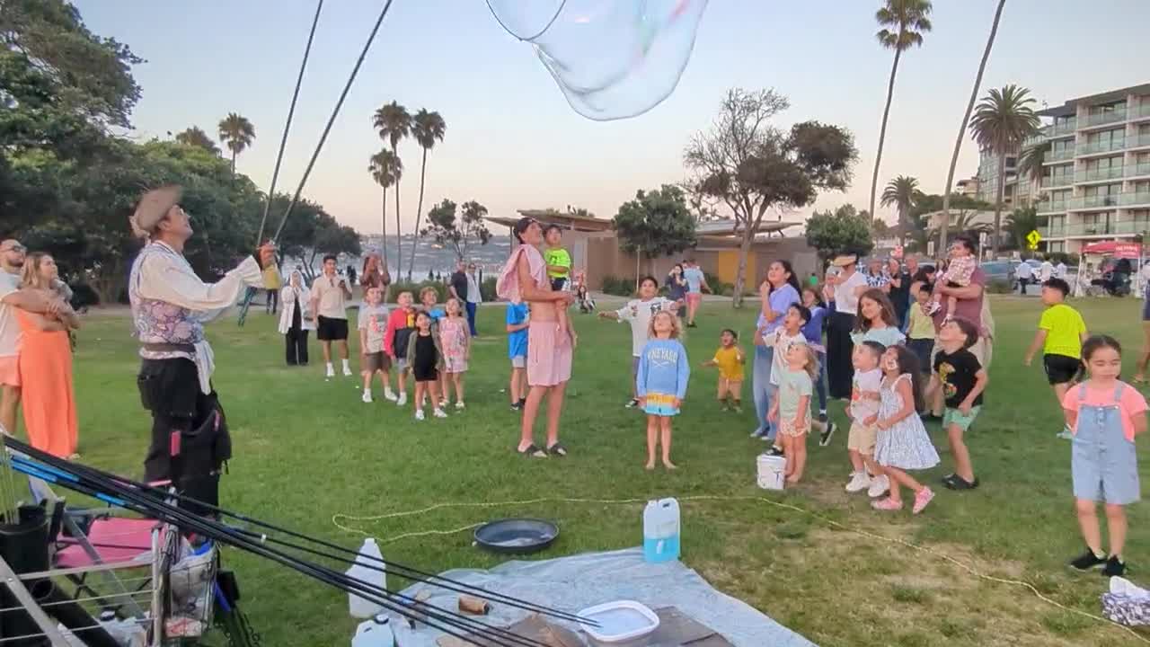 California bubble entertainer cited