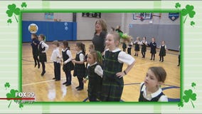 St. Catherine of Siena's Irish dance students get ready for St. Patrick's Day