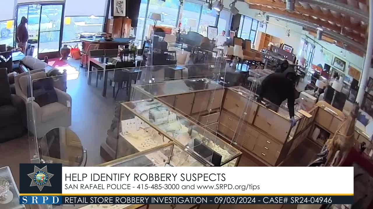 Thieves ransack San Rafael store