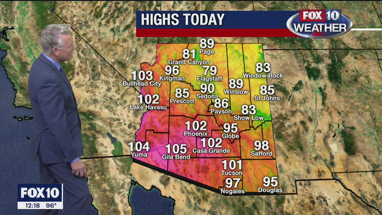 Noon Weather Forecast - 10/5/20