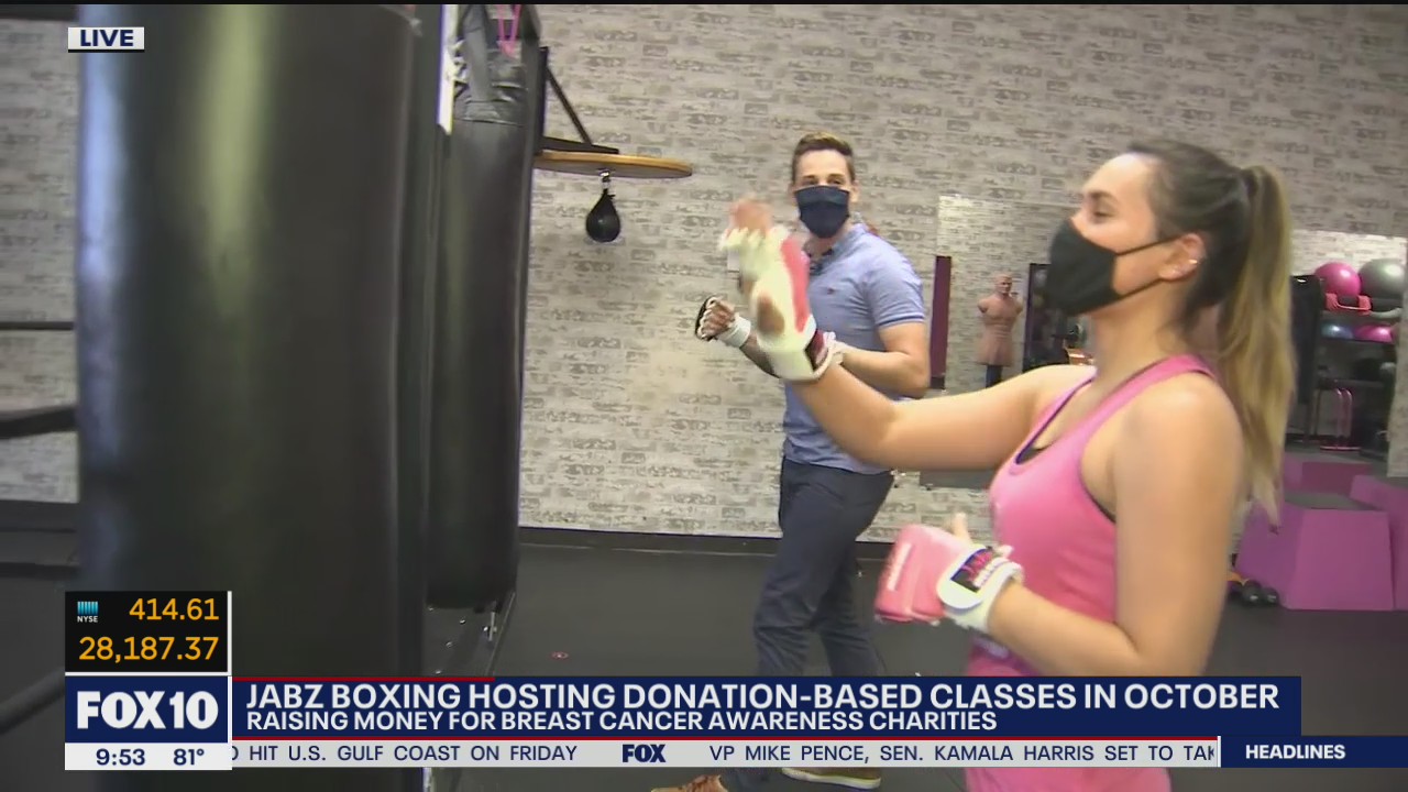 Arizona boxing studio raising money for breast cancer awareness