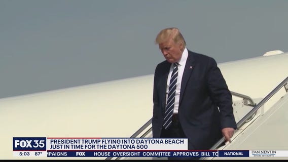 President Trump to fly into Daytona same day as big race