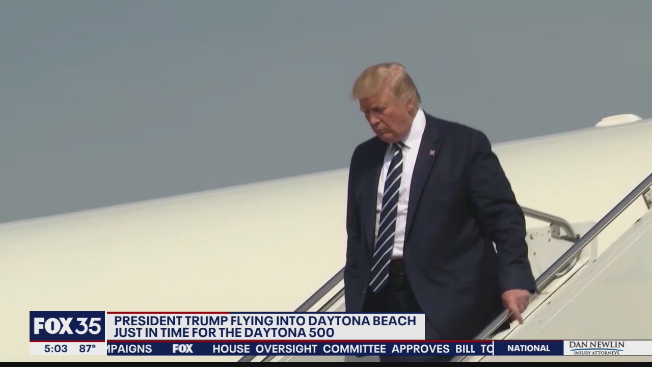 President Trump to fly into Daytona same day as big race