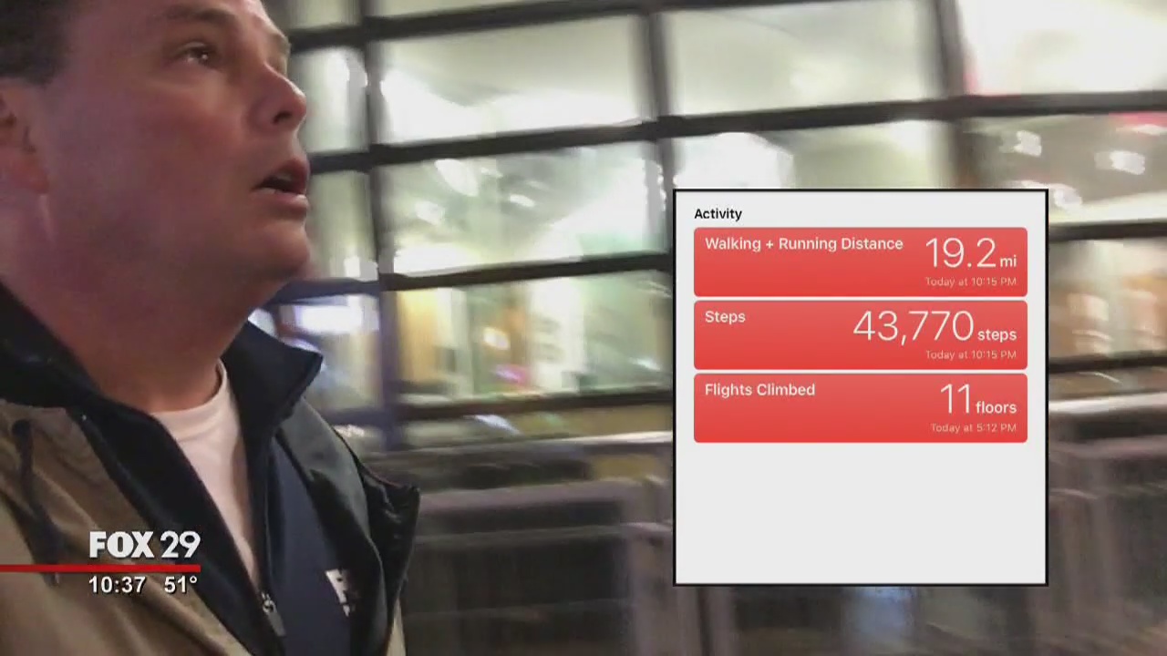 Hank Flynn's very long walk to work