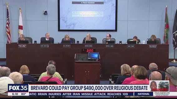Brevard County could pay group nearly $500K over religious debate