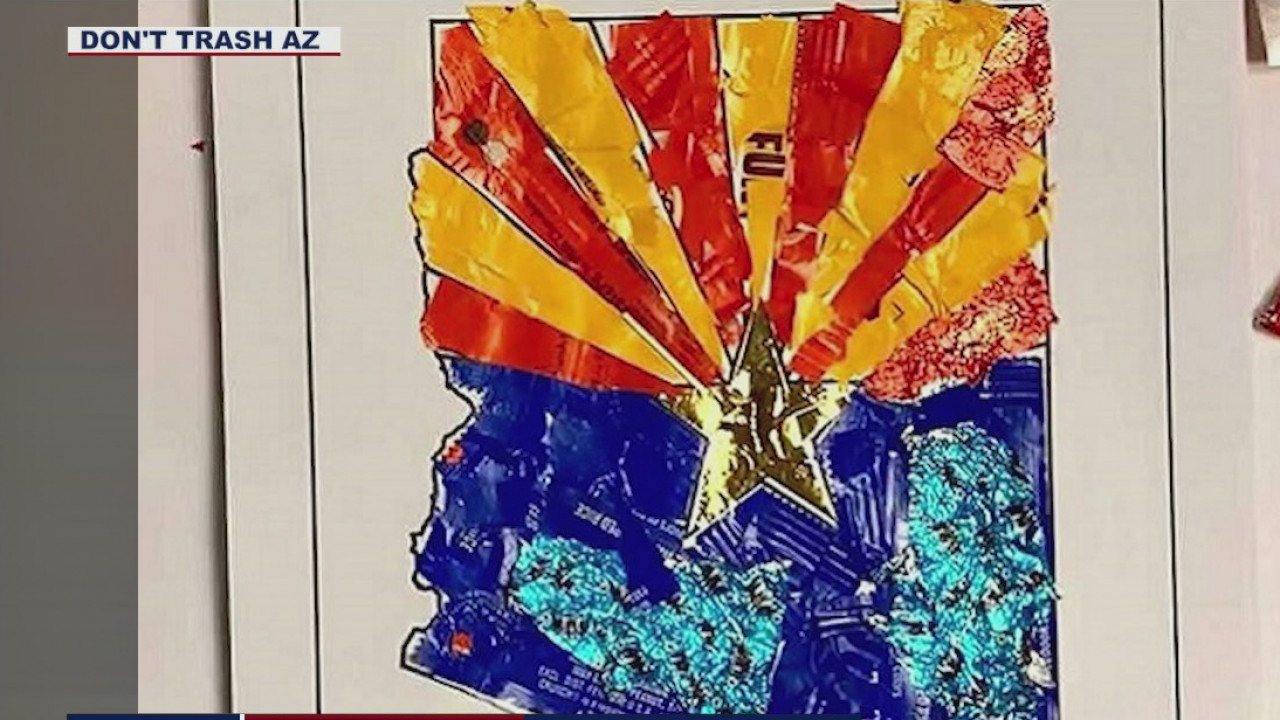 #DontTrashAZ challenge: Repurposing candy wrappers to avoid Halloween waste