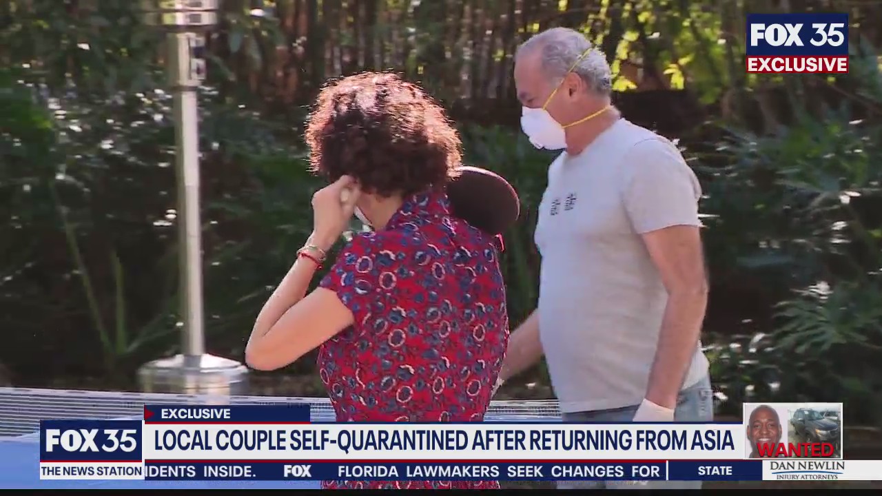Florida couple self-quarantines as coronavirus precaution