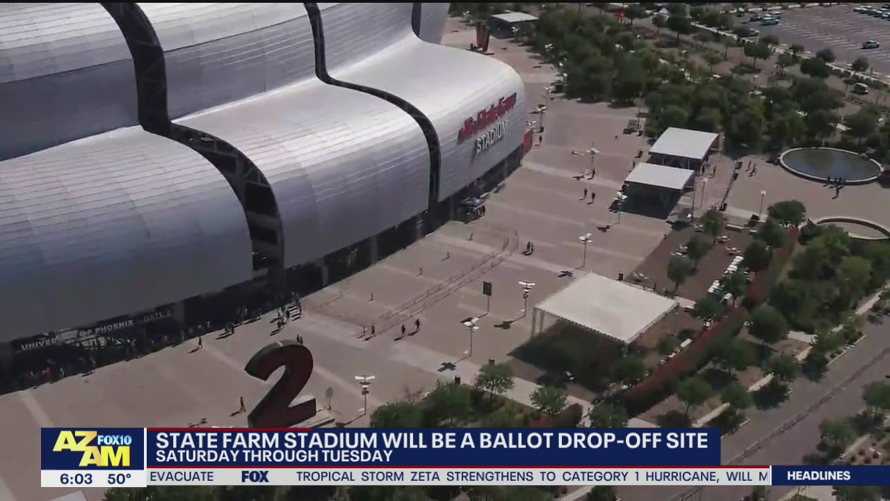 State Farm Stadium now a ballot drop-off site