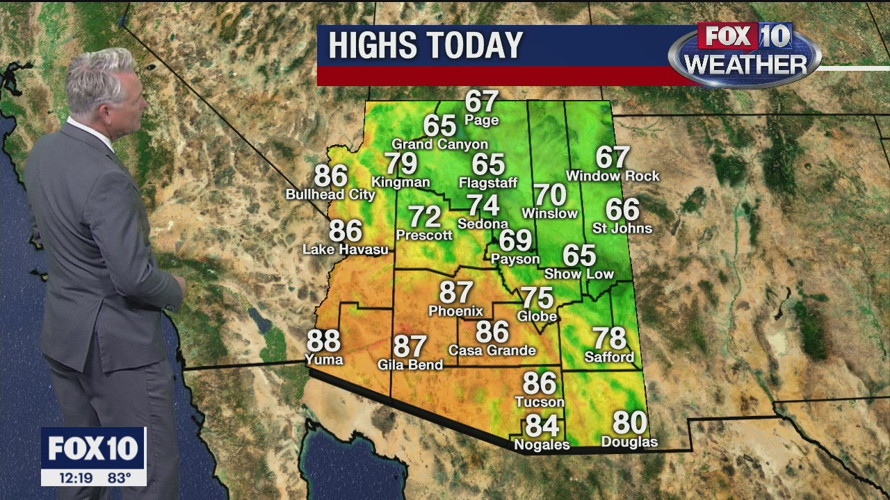 Noon Weather Forecast - 10/30/20