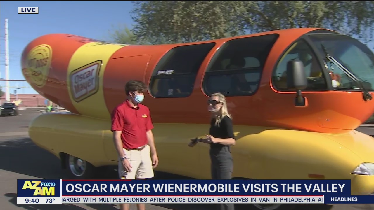 Oscar Mayer Wienermobile rolls through the Valley