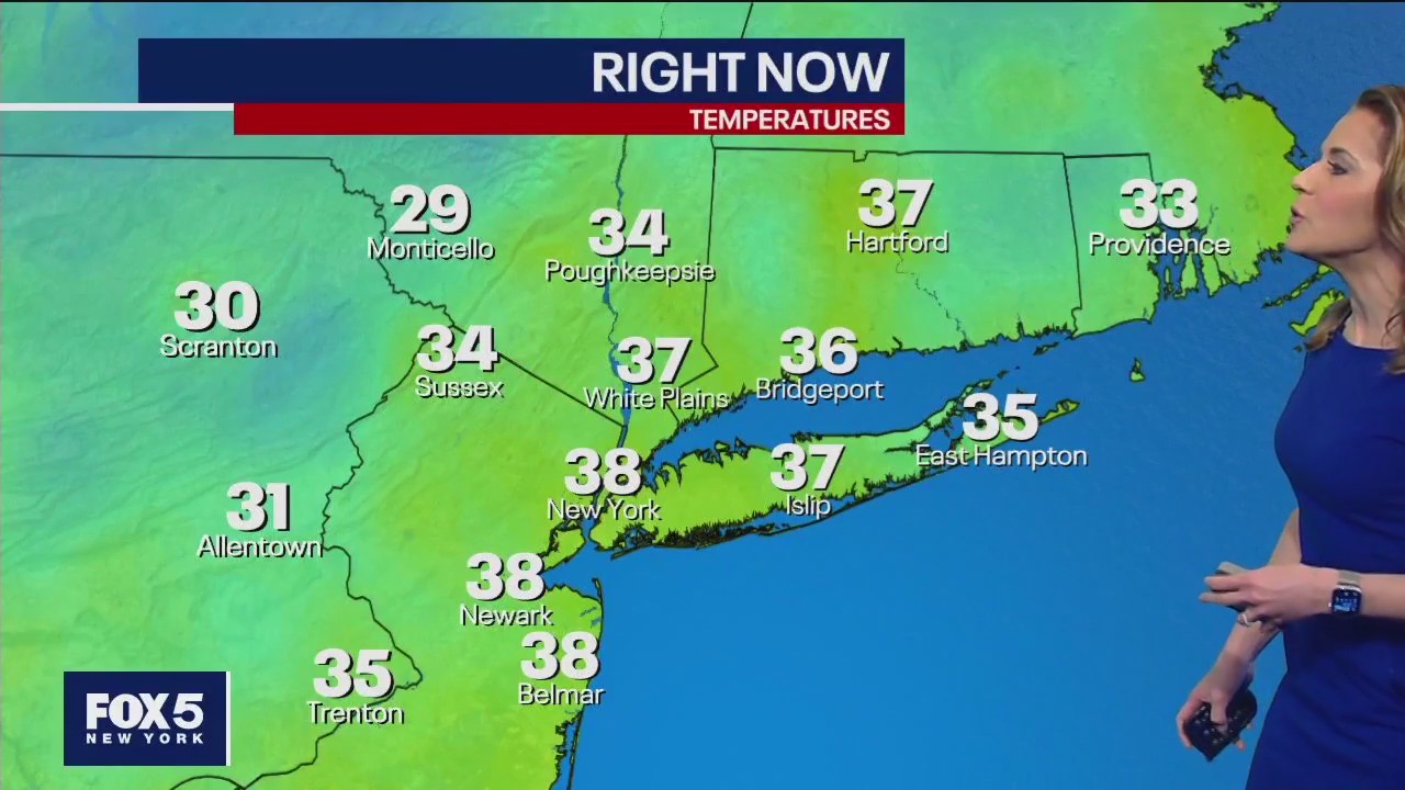 Some sun Sunday before rain and snow Monday
