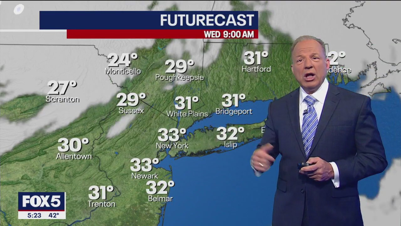 Tuesday night weathercast