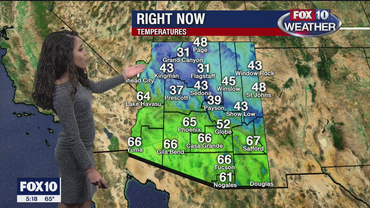 5 p.m. Weather Forecast - 11/8/20