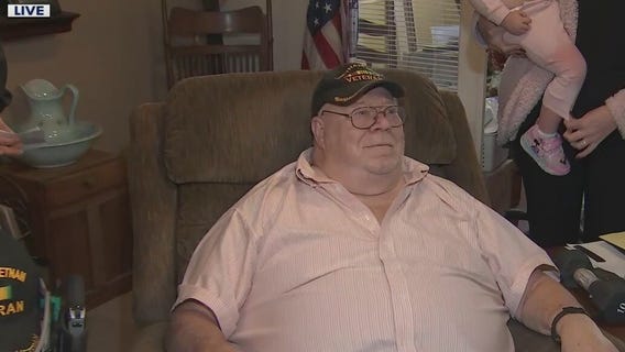 Retired Air Force veteran in Avondale gets free bath makeover - and a surprise family visit