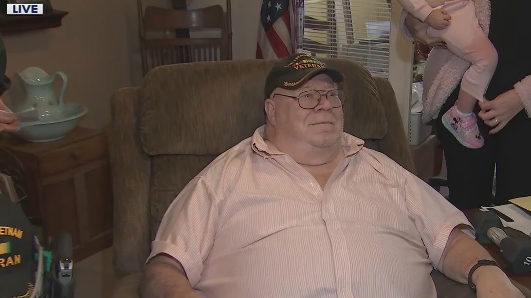 Retired Air Force veteran in Avondale gets free bath makeover - and a surprise family visit