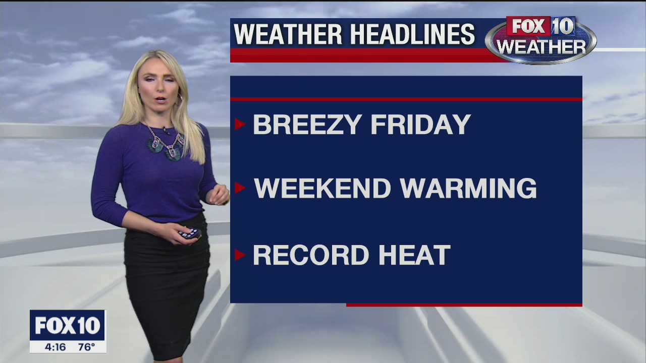 4PM Weather Forecast - 11/13/2020