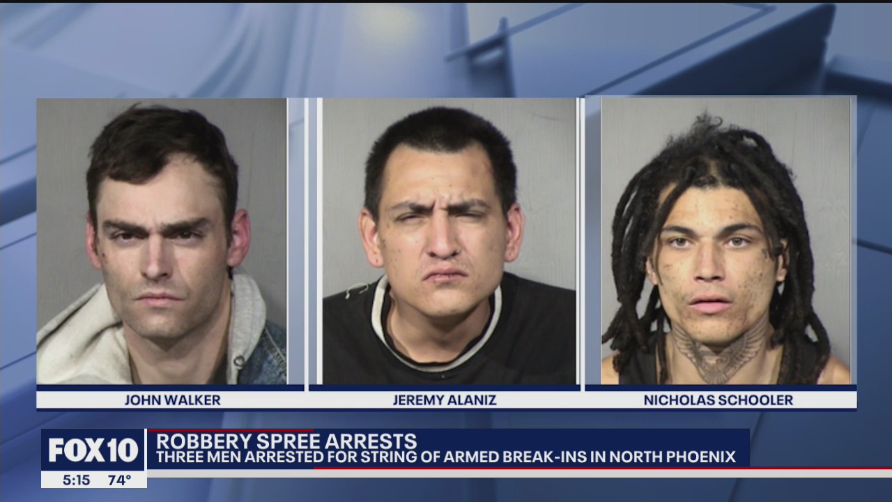 3 man accused of involvement in a string of armed robberies in Phoenix ...