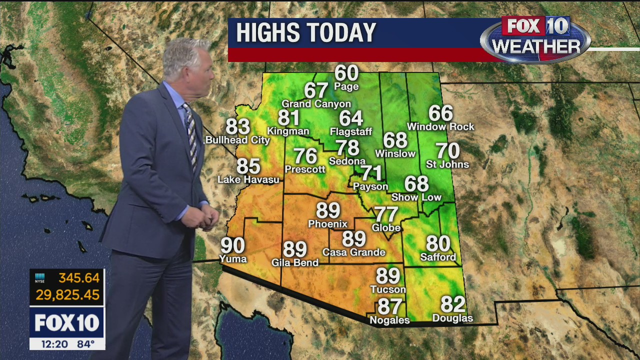 Noon Weather Forecast - 11/16/20