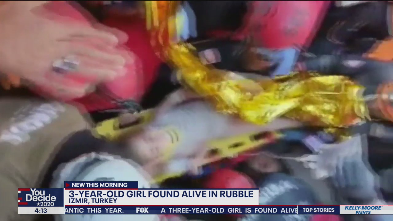Three year-old found alive 4 days after Turkey earthquake