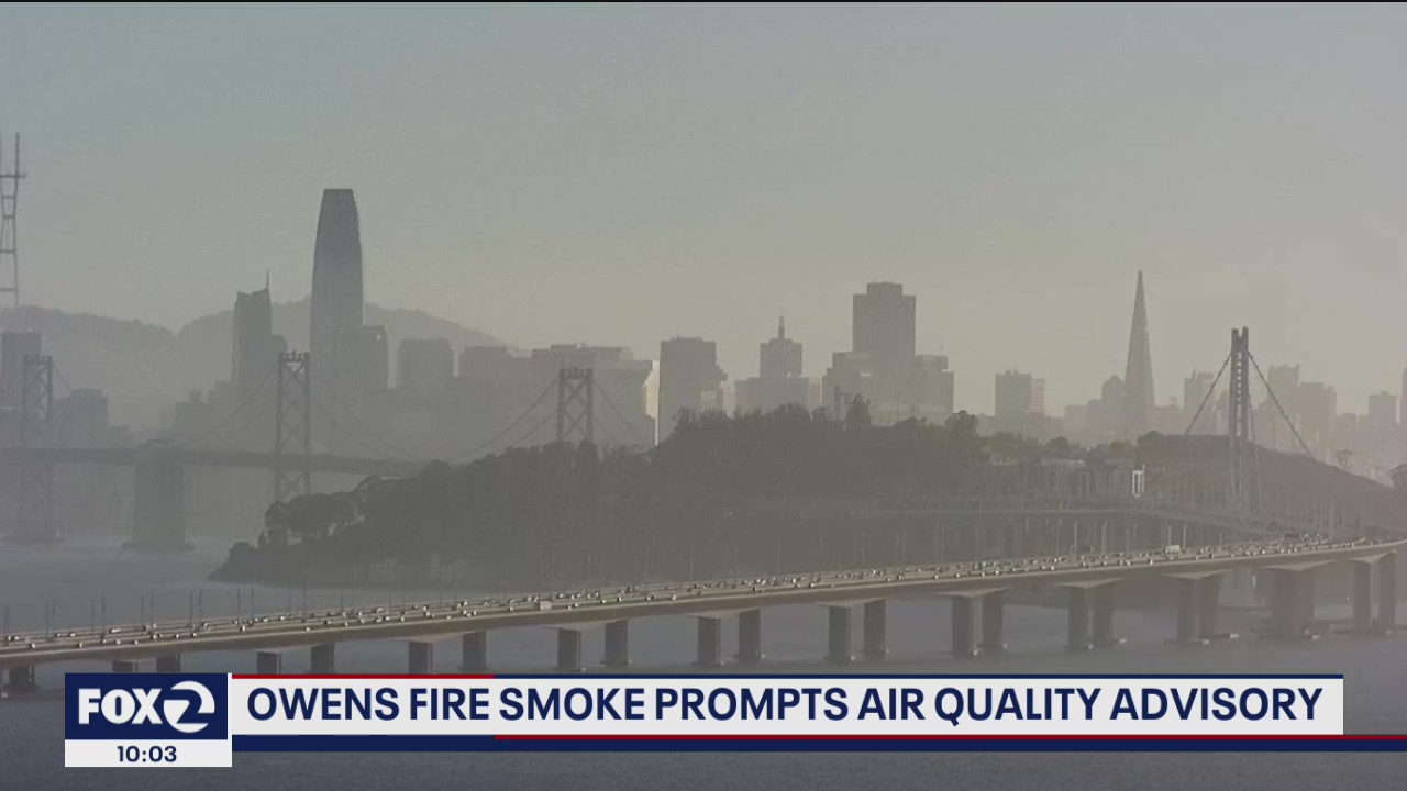 Owens fire in Mendocino County harms Bay Area air quality
