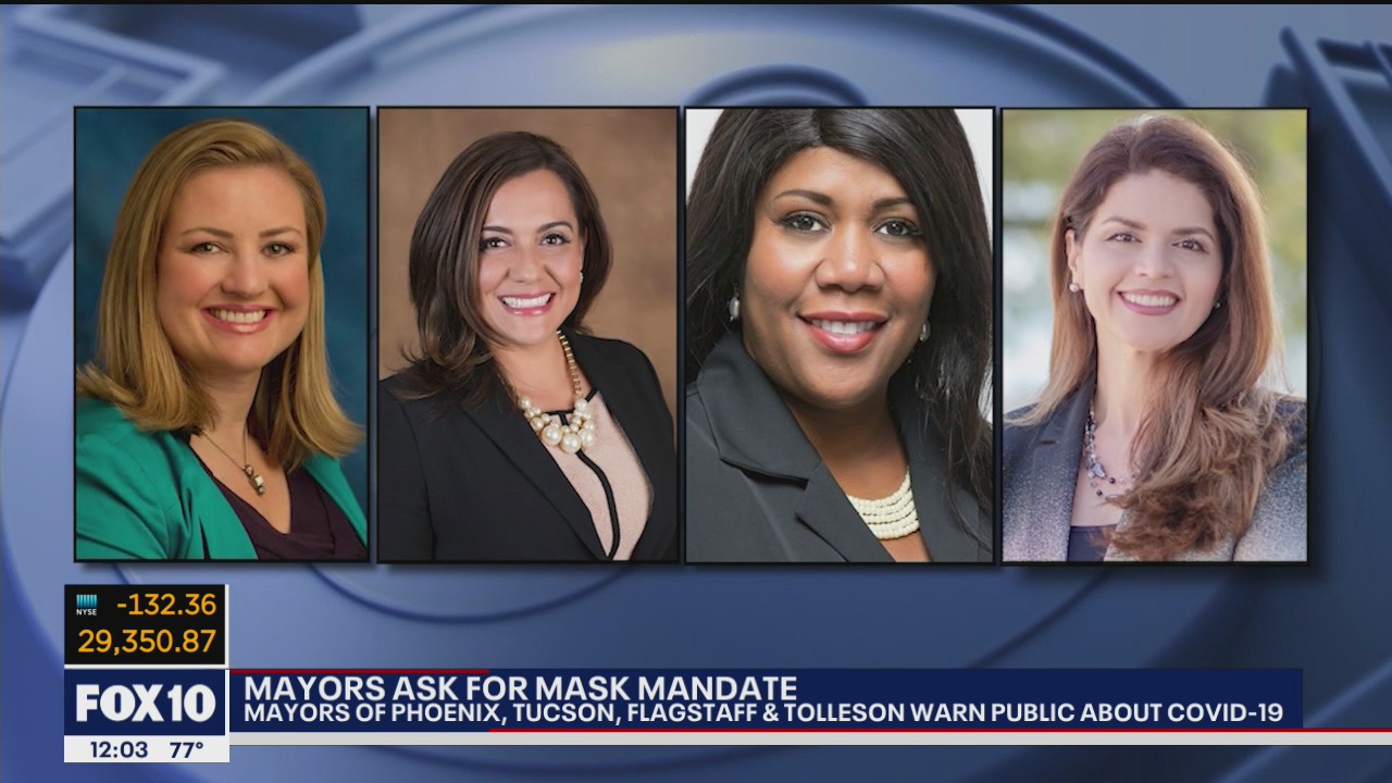 Four Arizona mayors call on Gov. Ducey for statewide mask mandate