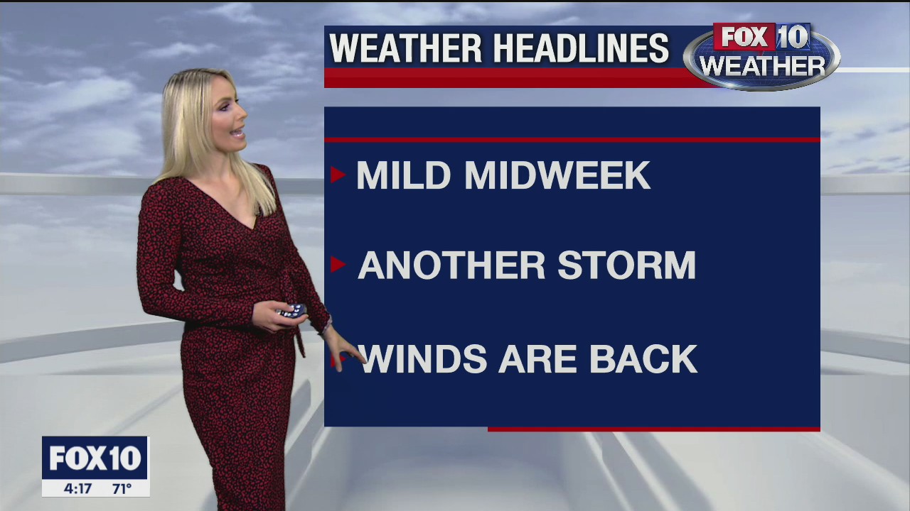 4 p.m. Weather Forecast - 11/24/20