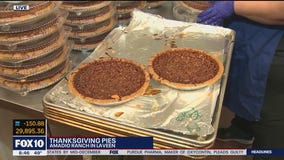 Thanksgiving pies at Amadio Ranch in Laveen