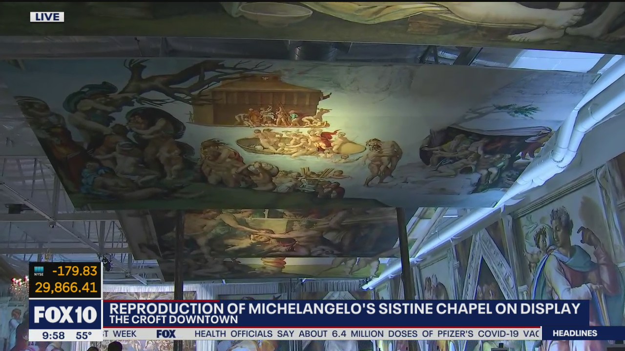 How to view Michaelangelo's Sistine Chapel art in downtown Phoenix