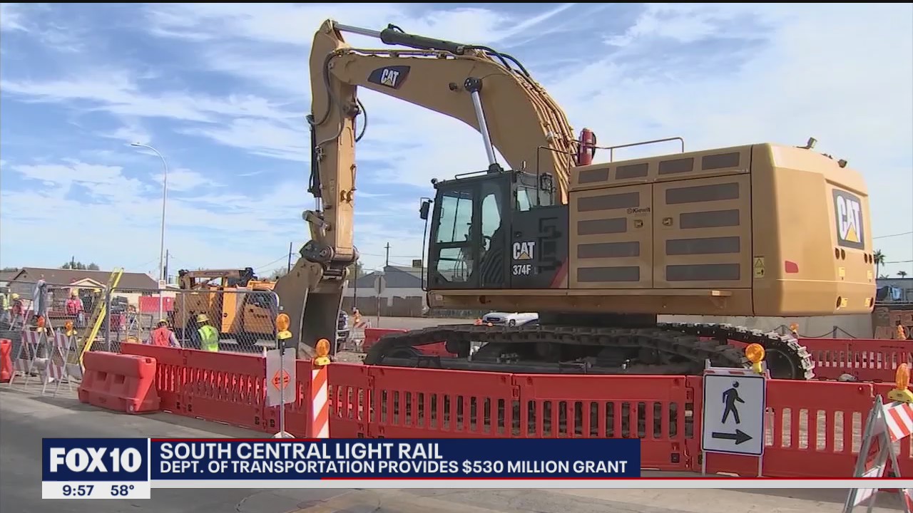 Valley's light rail system receives $530 million federal grant