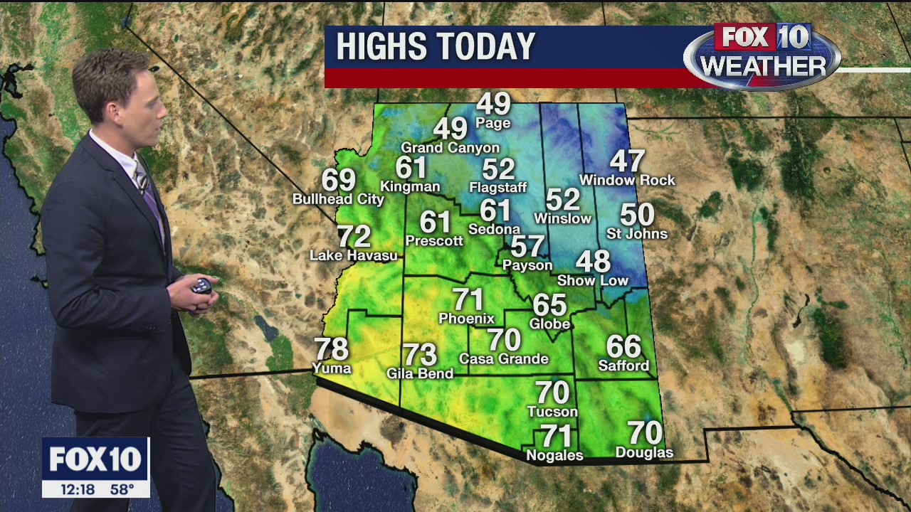 Noon Weather Forecast - 12/1/20