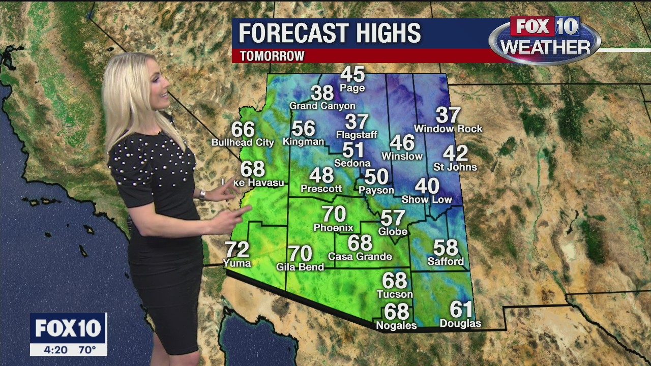 4 p.m. Weather Forecast - 12/1/20