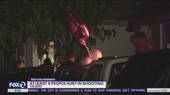 At least 4 people shot in Vallejo, possibly at children's birthday party