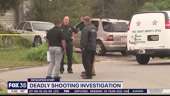 Deputies in Polk County are investigating a shooting