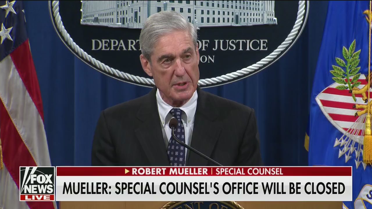 Special counsel Robert Mueller resigns, returning to private life