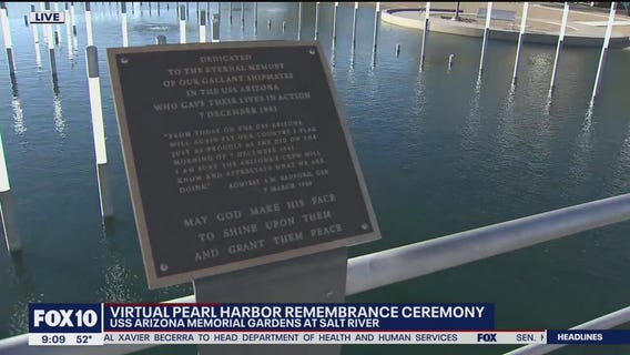 Virtual Pearl Harbor remembrance ceremony held at USS Arizona Memorial Gardens