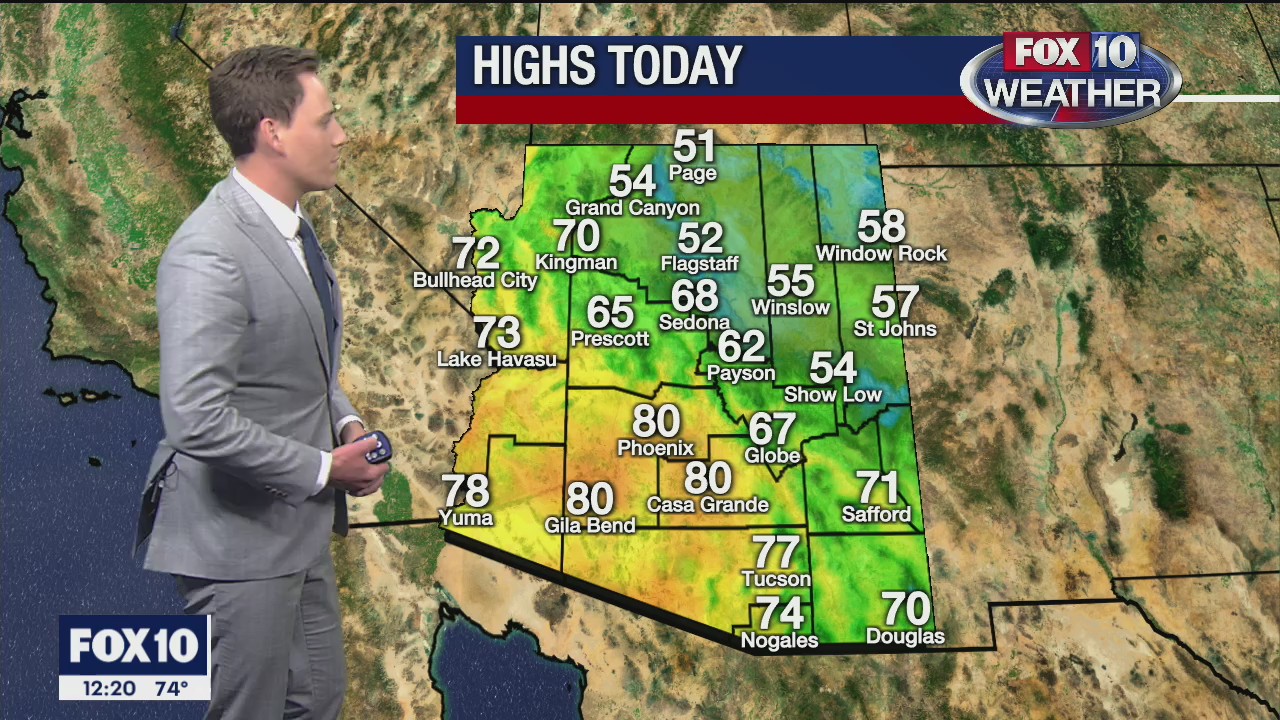 Noon Weather Forecast - 12/8/20