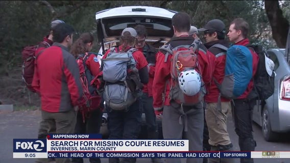 Searchers return to Inverness to look for missing Palo Alto couple