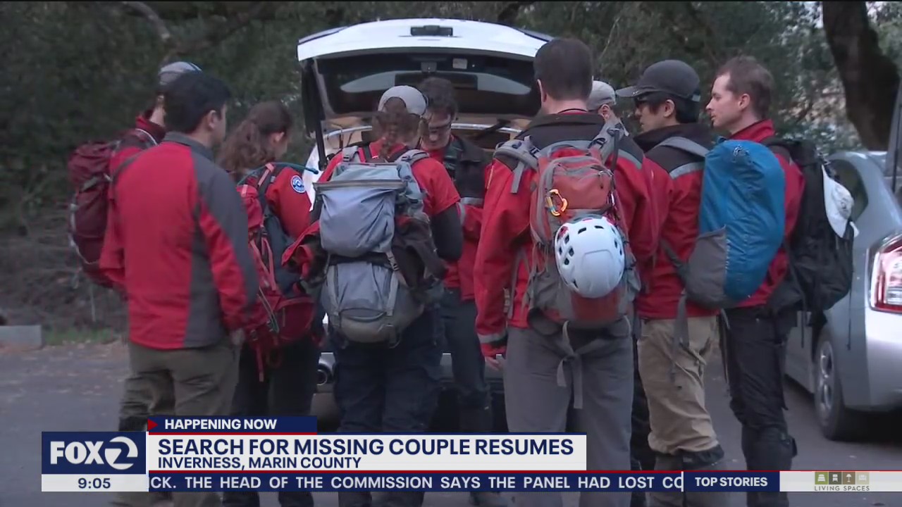 Searchers return to Inverness to look for missing Palo Alto couple